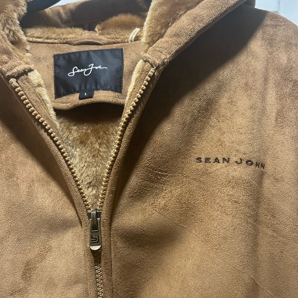 Sean John Tan Bomber Jacket for Men